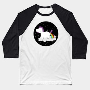 Rainbow Unicorn Baseball T-Shirt